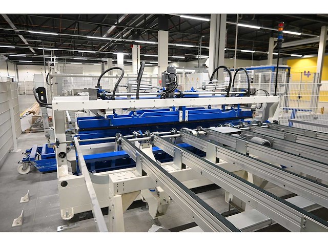 Combinatiekavel complete hegla / benteler glasbewerkingslijn met transportbanen en glaslaadsysteem, kavels 100-119 - afbeelding 209 van  221