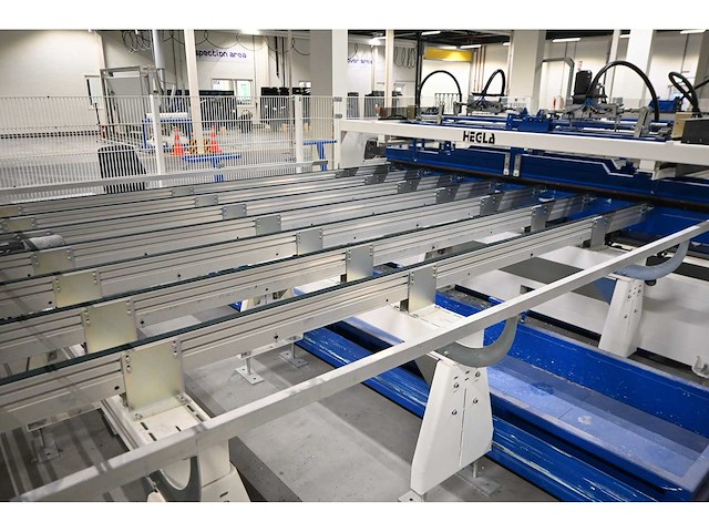 Combinatiekavel complete hegla / benteler glasbewerkingslijn met transportbanen en glaslaadsysteem, kavels 100-119 - afbeelding 214 van  221