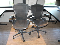 Combinatiekavel van 11 ergonomische bureaustoelen herman miller model aeron medium. kavels c005 en c161 t/m... combinatiekavel - afbeelding 2 van  3