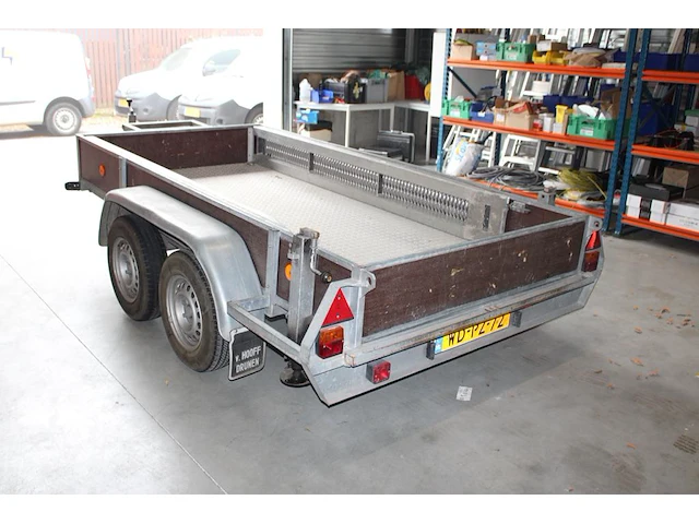Combinatiekavel van mobiele schaarlift genie en aanhanger anssems met oprijplaten. kavels m012 en m013 combinatiekavel - afbeelding 2 van  3