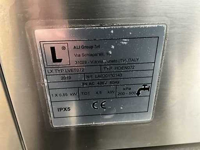 Combisteamer lainox the hot naboo / hoen072 2019 (5x) - afbeelding 17 van  29