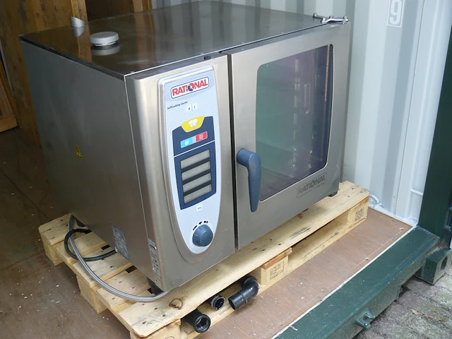 Combisteamer, rational, scc101, grijs / chroom, 2004 - afbeelding 3 van  4