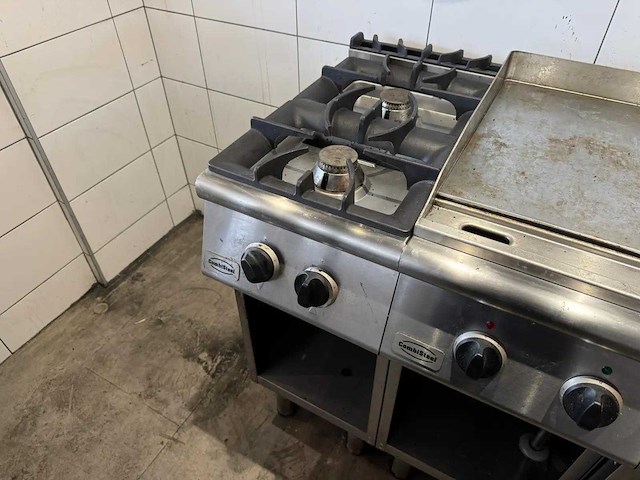 Combisteel - 2-pits gasfornuis - afbeelding 1 van  5