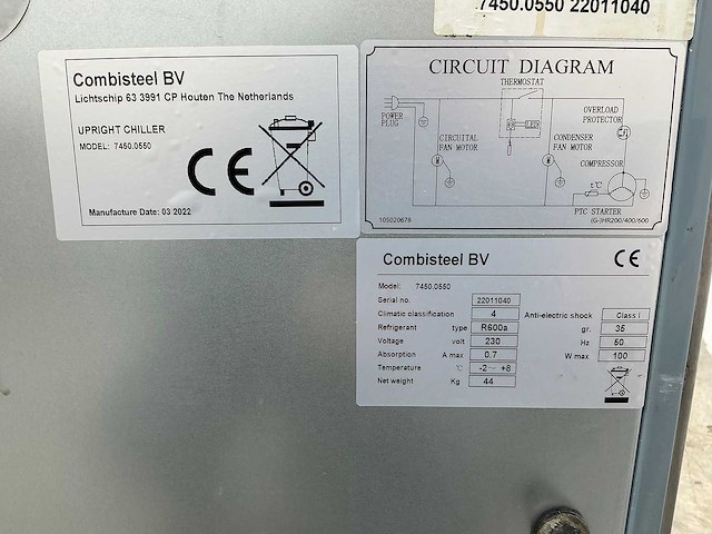 Combisteel - 7450.0550 - koelkast - afbeelding 5 van  5