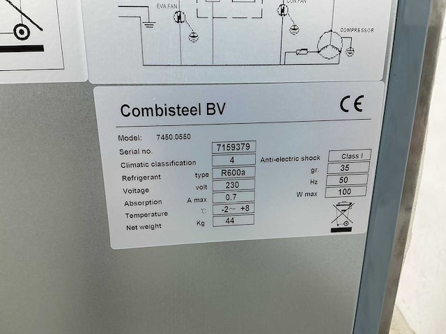 Combisteel - 7450.0550 - koelkast - afbeelding 6 van  6