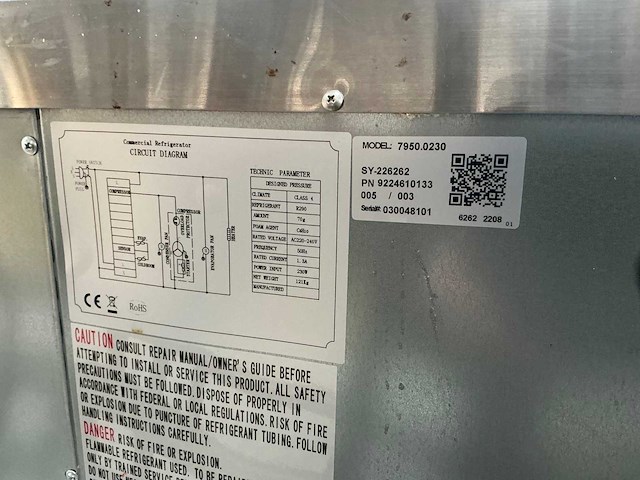 Combisteel - 7950.0230 - 2022 - koelwerkbank - afbeelding 4 van  4