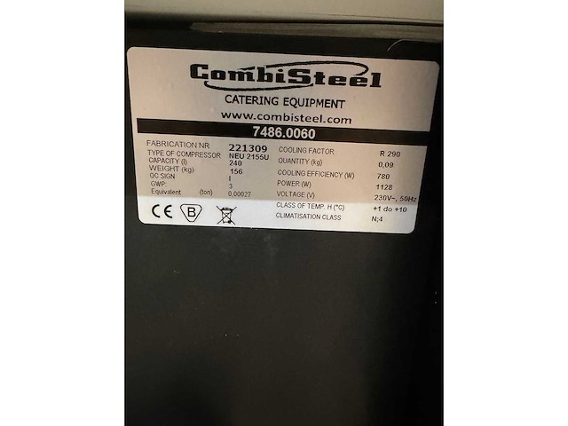Combisteel - neu 2155u - vitrine - afbeelding 5 van  9