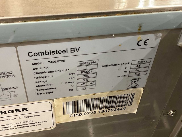 Combisteel 7450.0725 koelwerkbank - afbeelding 5 van  5