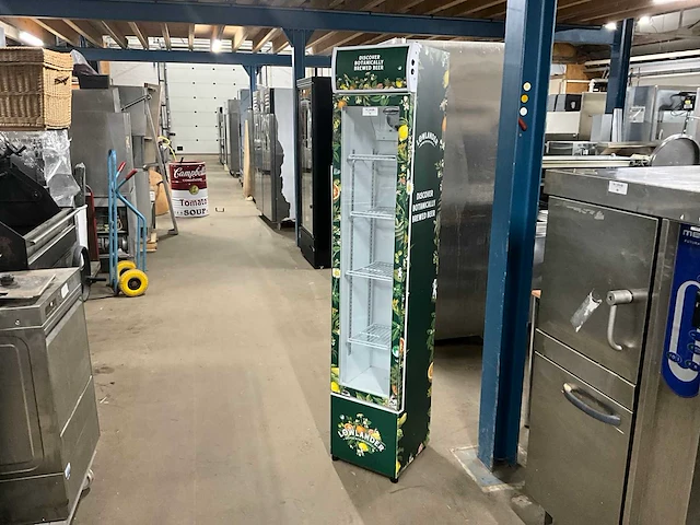 Combisteel 7455.1385 smalle glasdeur koelkast - afbeelding 1 van  8