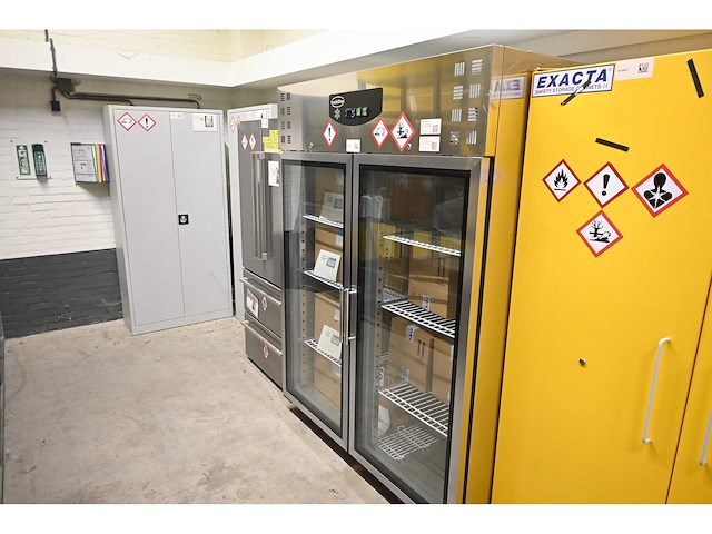 Combisteel dubbeldeurs rvs koelkast - afbeelding 1 van  6