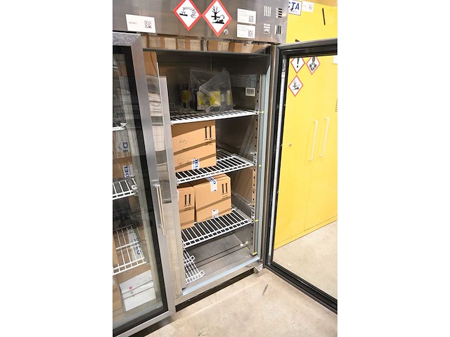 Combisteel dubbeldeurs rvs koelkast - afbeelding 4 van  6