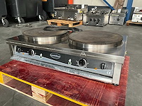 Combisteel elektrische crêpemaker (dubbel)