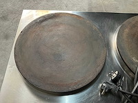 Combisteel elektrische crêpemaker (dubbel) - afbeelding 5 van  8