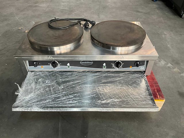 Combisteel elektrische crêpemaker (dubbel) - afbeelding 7 van  8