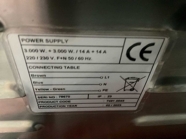 Combisteel elektrische crêpemaker (dubbel) - afbeelding 8 van  8