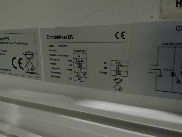 Combisteel hr 200 s/s koelkast - afbeelding 5 van  5