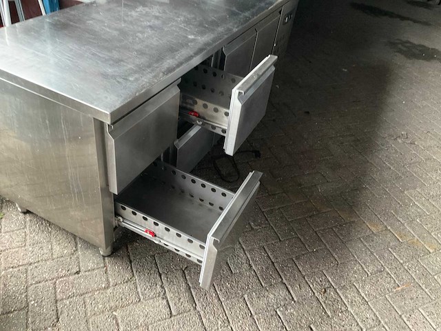 Combisteel koelwerkbank 220 cm - afbeelding 1 van  1