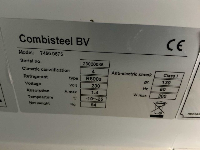 Combisteel vriezer ( 570 liter ) - afbeelding 5 van  5