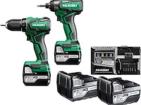 Combo set hikoki, kc 18dd - afbeelding 1 van  5