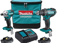 Combo set makita, clx224 - afbeelding 1 van  3