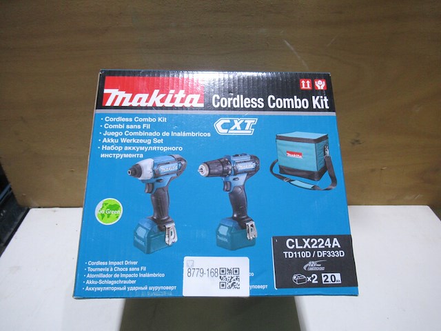 Combo set makita, clx224 - afbeelding 3 van  3