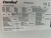 Comfee rcd80wh3(e) koelkast | bomann gs 7253 | retourartikelen - afbeelding 2 van  5