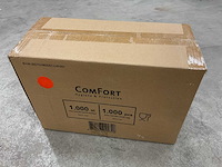 Comfort - non-woven wokkel - 52cm - doos á 1000 stuks haarnetjes (2x) - afbeelding 2 van  2