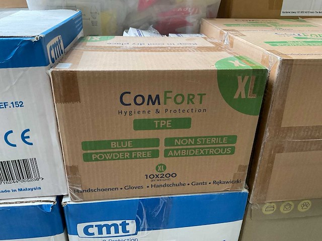 Comfort / cmt partij handschoenen en mondmasker - afbeelding 5 van  9
