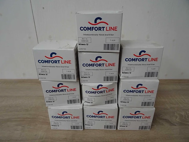 Comfort line - inlaatcombinatie 15mm knel 8 bar (10x) - afbeelding 2 van  2