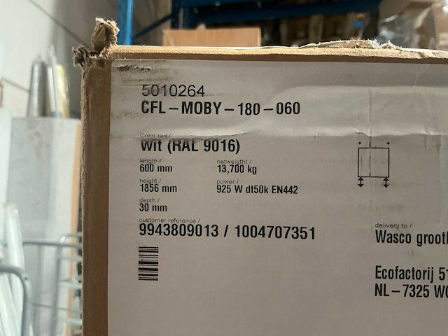 Comfort line cfl-moby-180-60 designradiator - afbeelding 2 van  4