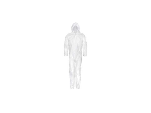 Comfort xxxl non-woven doos á 50 stuks coveralls met cap - afbeelding 1 van  3