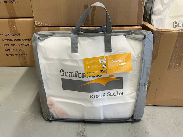 Comfortace 150x200 dekbed microvezel katoen tijk (6x) - afbeelding 1 van  2