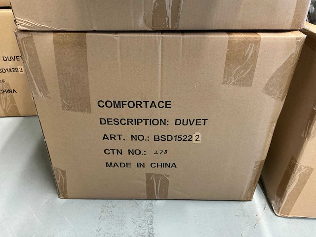 Comfortace 150x200 dekbed microvezel katoen tijk (6x) - afbeelding 2 van  2