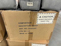 Comfortace 200x200 dekbed vezel katoen tijk (6x) - afbeelding 2 van  2