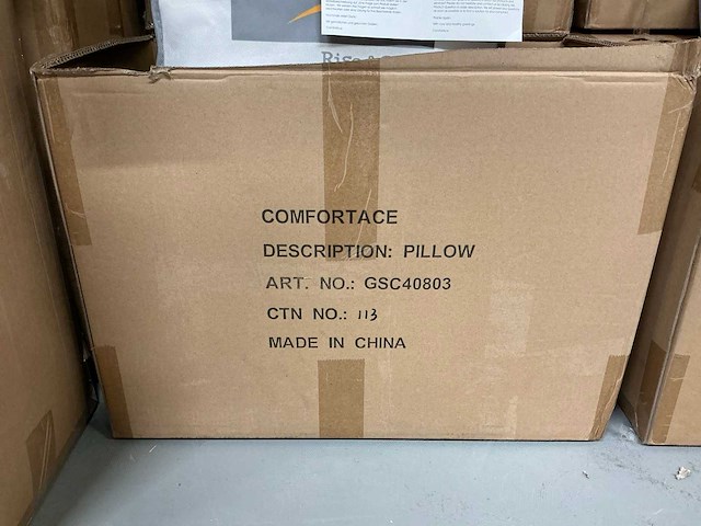 Comfortace 40x80 hoofdkussen met vezelbaltjes (12x) - afbeelding 1 van  1