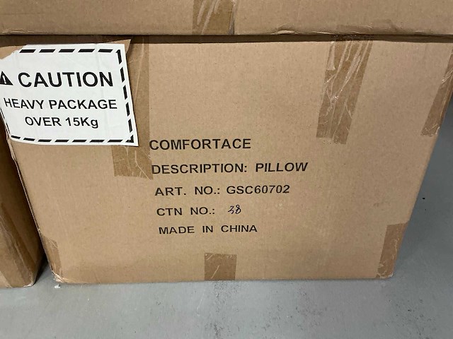 Comfortace 60x70 hoofdkussen met vezelbaltjes (12x) - afbeelding 1 van  1