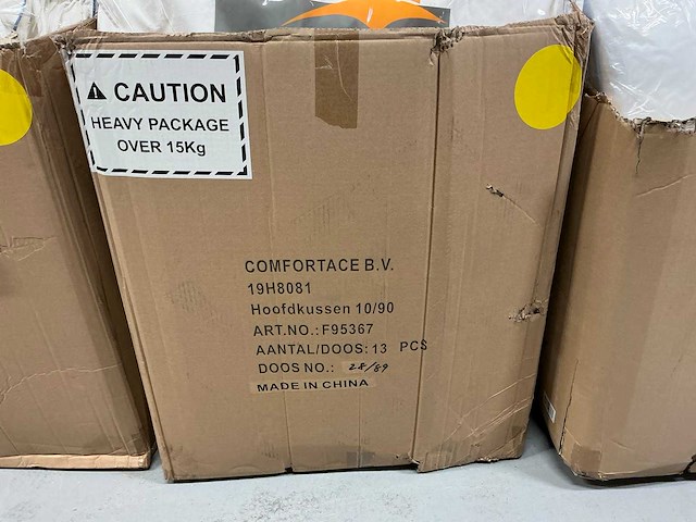 Comfortace 60x70 minute hoofdkussen 10% dons (13x) - afbeelding 1 van  1