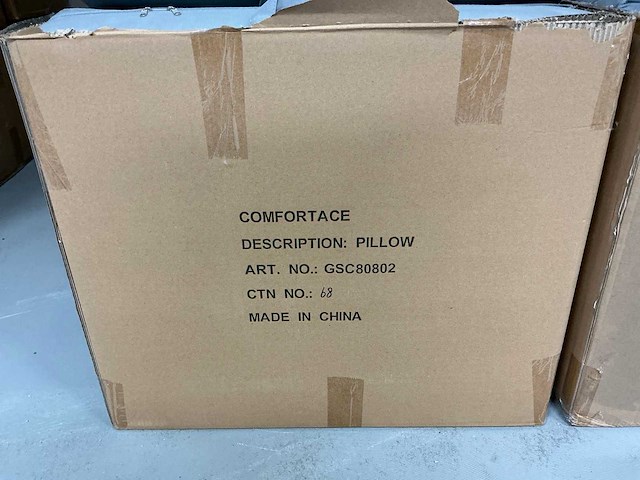 Comfortace 80x80 hoofdkussen met vezelbaltjes (8x) - afbeelding 1 van  1