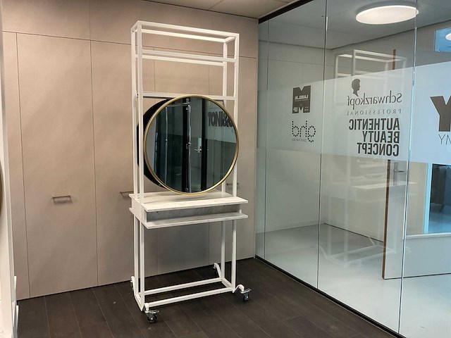 Comfortel dubbelzijdig salon spiegelframe/werkstation - afbeelding 1 van  6