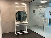 Comfortel dubbelzijdig salon spiegelframe/werkstation