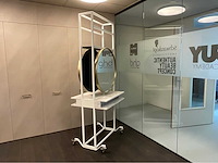 Comfortel dubbelzijdig salon spiegelframe/werkstation - afbeelding 2 van  6