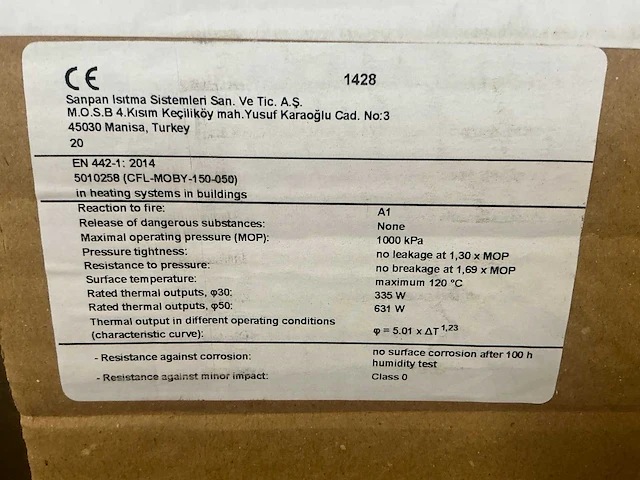 Comfortline cfl-moby-150-50 designradiator - afbeelding 3 van  3