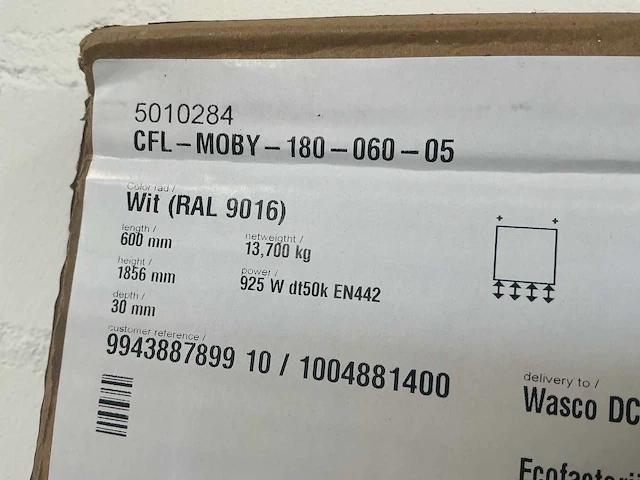 Comfortline cfl-moby-180-60 designradiator - afbeelding 3 van  4