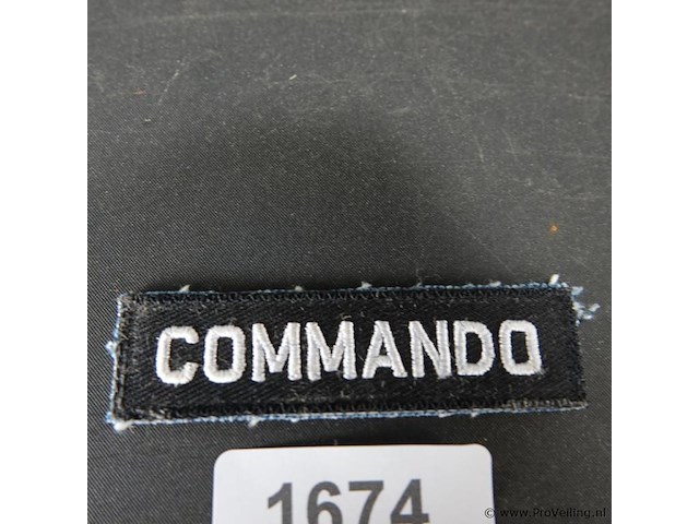 Commando patch - afbeelding 1 van  3