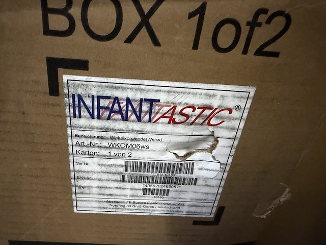 Commode met 3 laden en 3 open vakken infantastic, wit - afbeelding 5 van  5