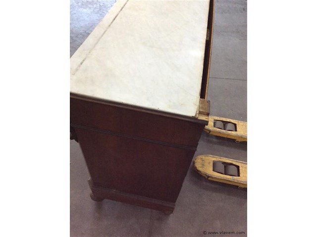Commode met marmeren blad - afbeelding 3 van  3