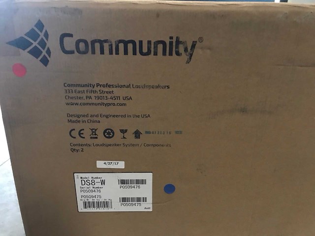 Community ds8-w speakerset - afbeelding 7 van  7