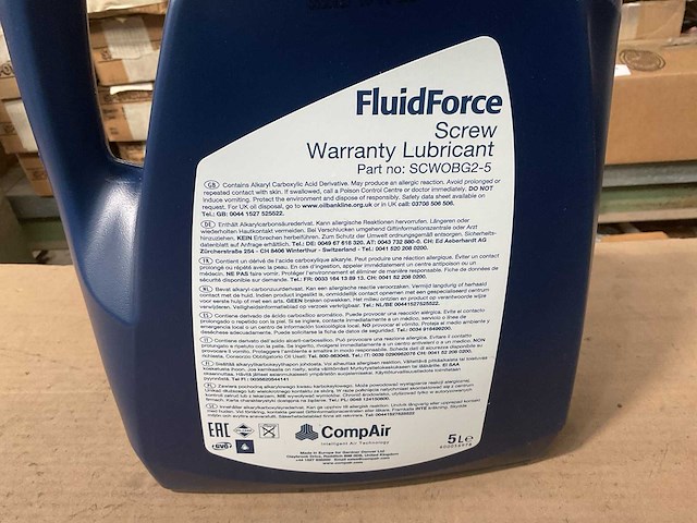 Comp air fluid force screw warranty lubricant (2x) - afbeelding 1 van  3