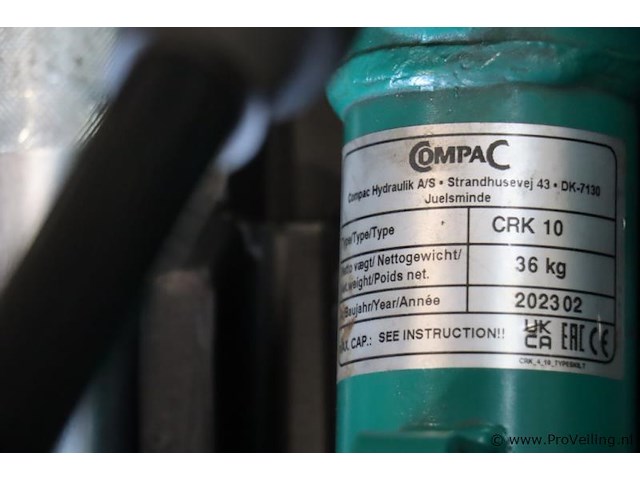 Compac hydraulische reparatieset crk 10 - afbeelding 10 van  15