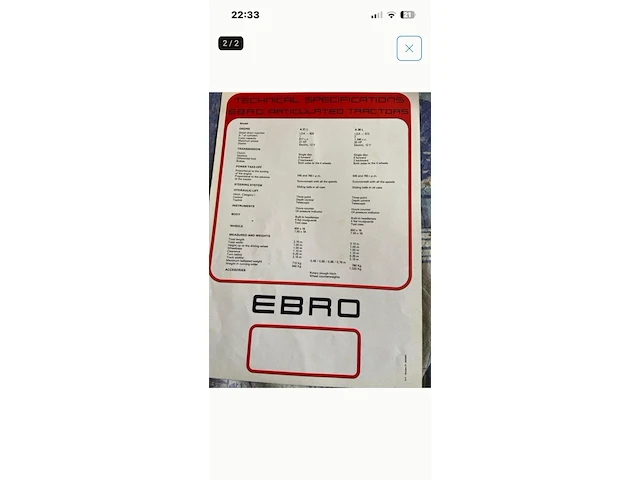 Compact-tractor, ebro, a 30 l, incl. hydraulische rubberschuif - afbeelding 7 van  16